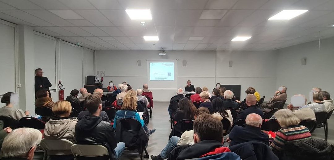 Novembre 2023 : nous participons aux premières réunions publiques en vue de l’adoption du futur PLUI
