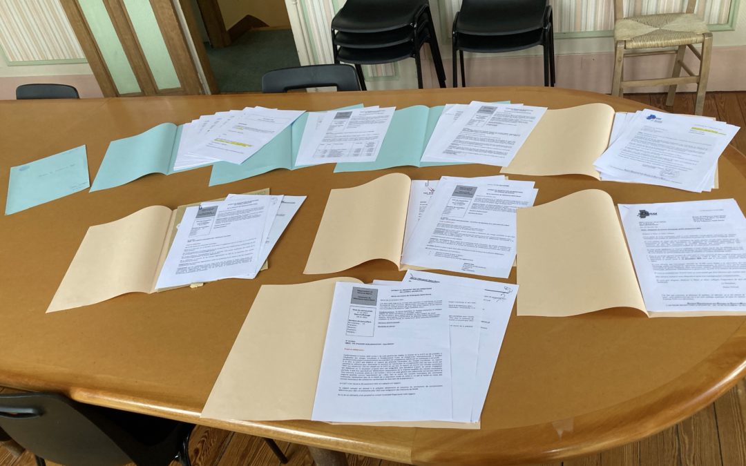 Sujets à l’ordre du jour d’une réunion du Conseil municipal 🗒