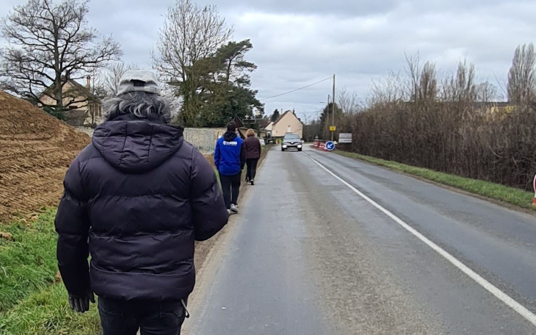 Fin novembre 2023, suivi de dossier : accès piétons et cyclables aux lieux de promenades de la Commune. Parmi d’autres, le problème d’accès à la forêt domaniale de grains.