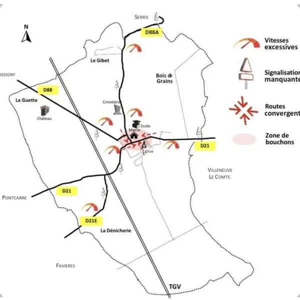 Quelle est la situation du village en 2022 ? Circulation de plus en plus dense, absence de voies douces, etc. Faisons le point.