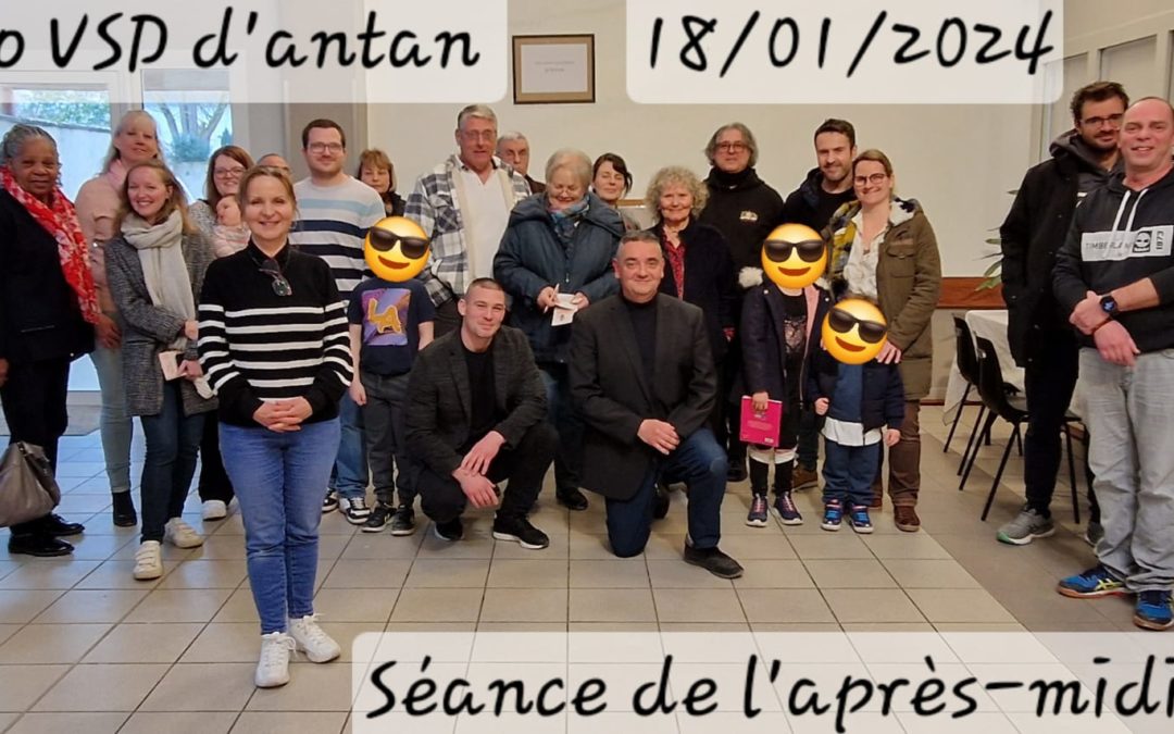 18 janvier 2025 : exposition « Villeneuve-Saint-Denis d’antan ». Plus de cent participants. La démonstration de l’intérêt des habitants du village pour leur histoire.