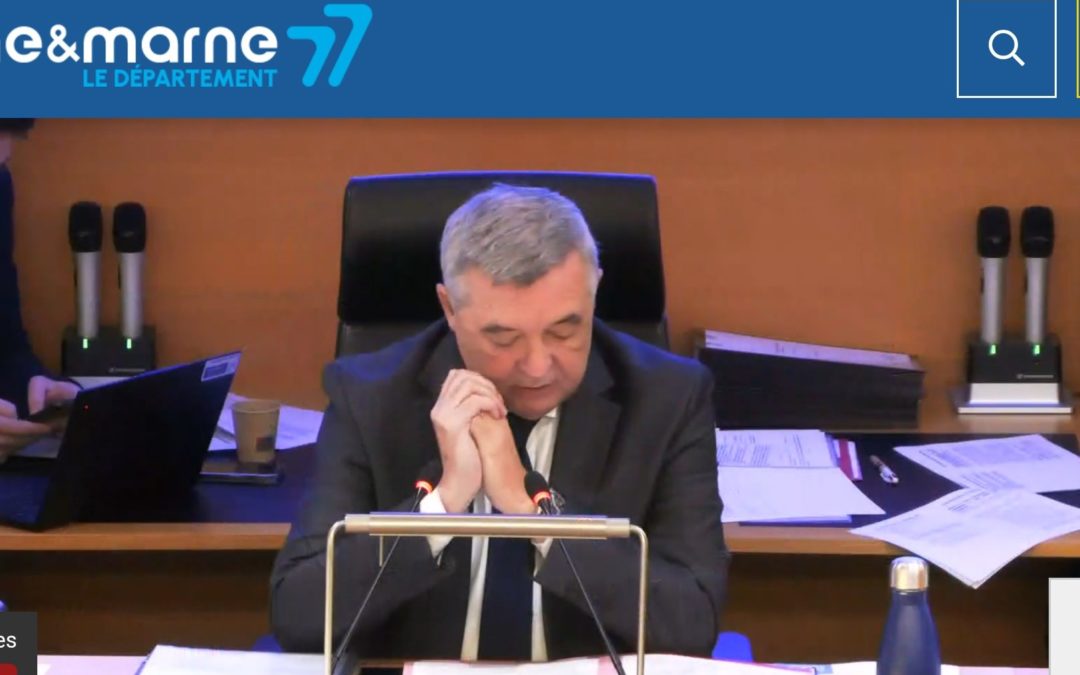 18 décembre 2025, séance publique du Conseil départemental de Seine-et-Marne : plusieurs aides allouées à des petites Communes, mais pas à la notre 😕