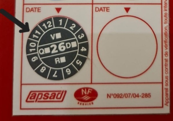 16 janvier 2026 : 🧯 victoire d&rsquo;étape / vérification des extincteurs de la salle des fêtes 👍