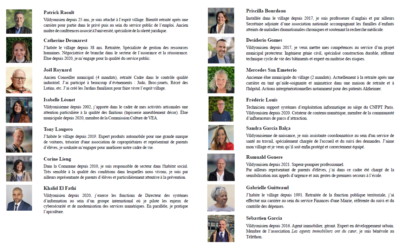 Présentation des membres de la liste « Mieux vivre à Villeneuve-Saint-Denis »